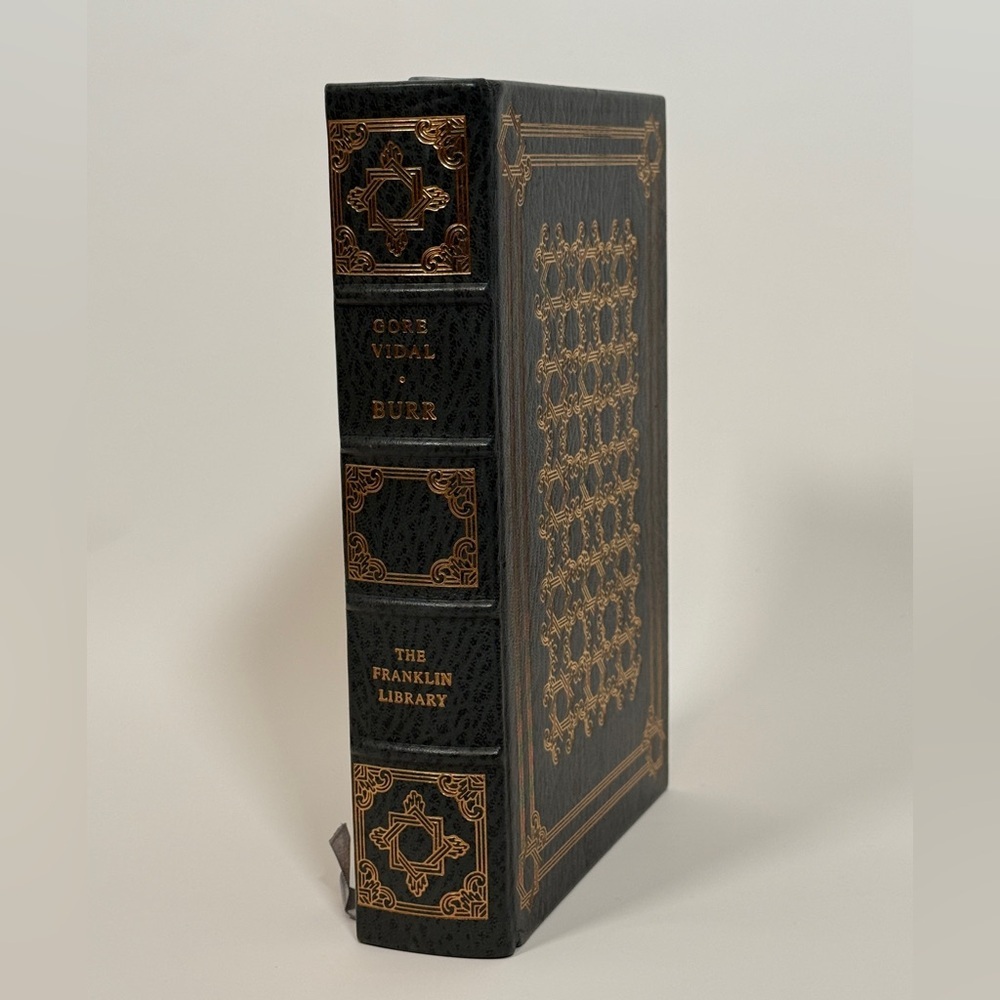 Signed Burr by Gore Vidal Franklin Library Limited Edition Leather Book